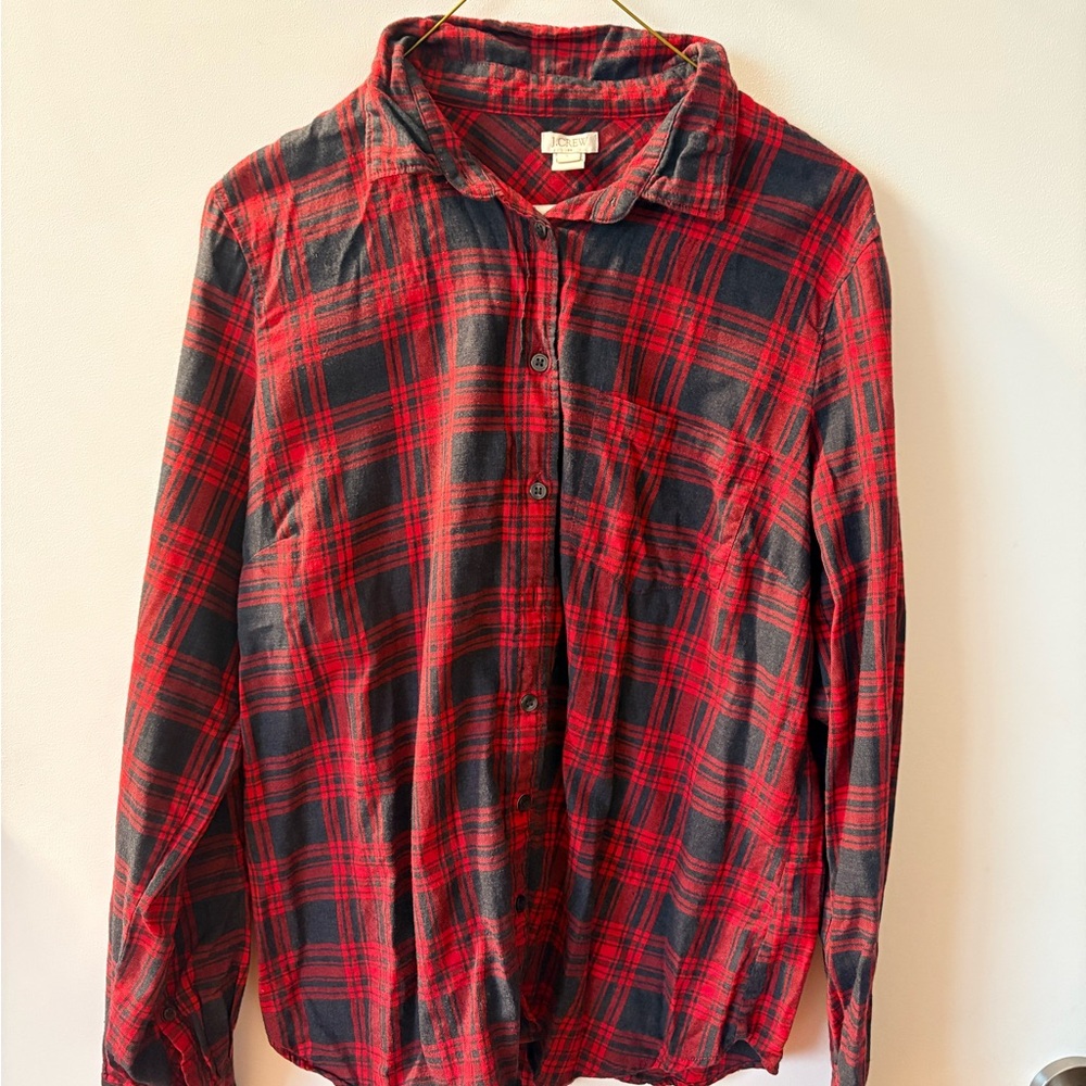 J. Crew Classic Button-Down Plaid Shirt - Picture 4 of 5